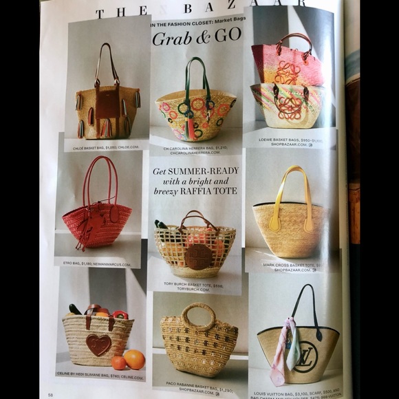 Boston Proper trending large woven raffia tote. - Picture 2 of 15